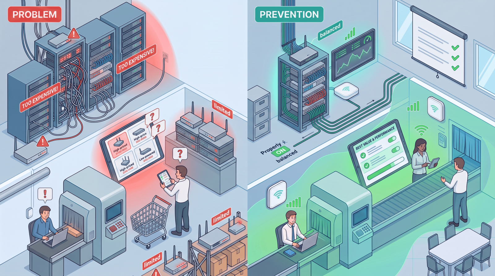 Switch, Router, or Access Point: How to Choose the Right Network Equipment for Your Business