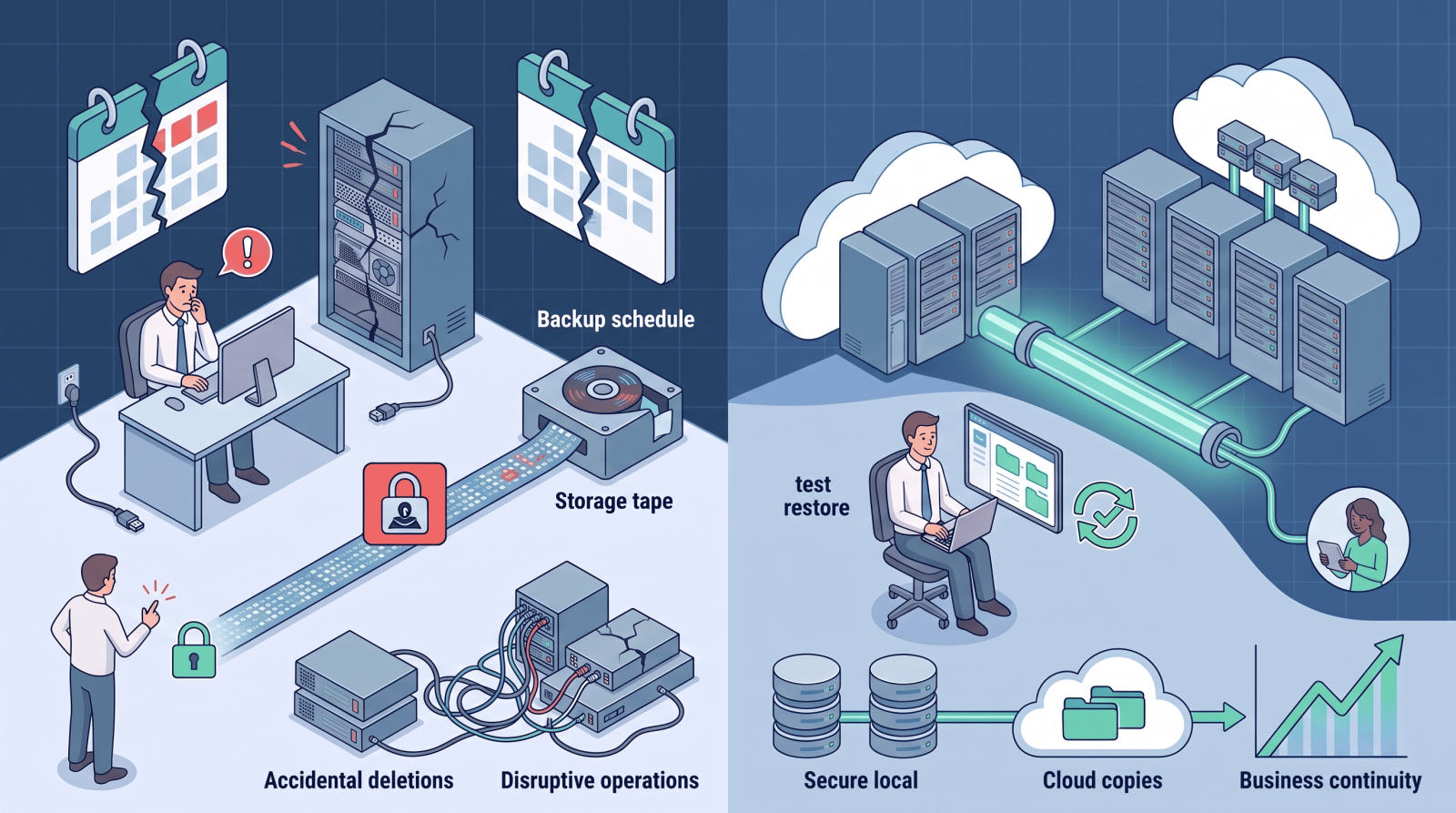 Why Every SME Needs a Backup and Disaster Recovery Plan (Not Just Antivirus)